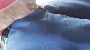 Daddy me folla en el parking - Amateur Bareback Outdoor Fuck