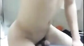 Riding my Asian Grey Twink Boyfriend