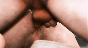 Big Cock Amateur Fucks Buddy, Reaches Around for Gaping Hole