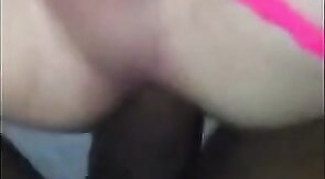 Big White Guy Takes BBC Bareback