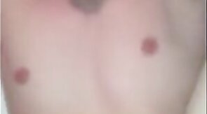 Big White Guy Takes BBC Bareback