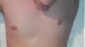 Big White Guy Takes BBC Bareback