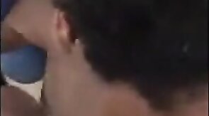 Black Guy Gives Head to a Hung White Boy