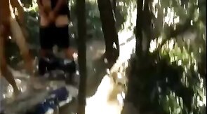 Outdoor Amateur Group Sex