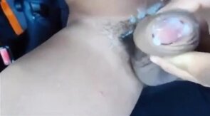 Outdoor Fun: Stroking My Big Cock in the Sun