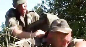 Big-Cock Military Blowjob