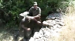 Big-Cock Military Blowjob