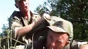 Big-Cock Military Blowjob