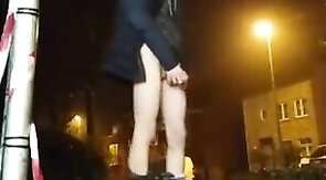 Twink Discreetly Plays With His Ass Outdoors