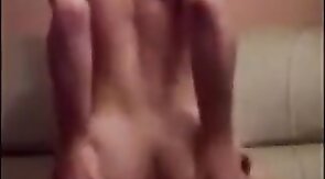 Serbian Twink Plays with Sex Toy on Webcam