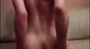 Serbian Twink Plays with Sex Toy on Webcam