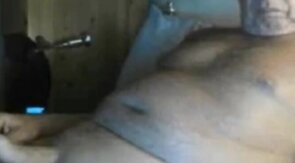 Grandpa Strokes on Webcam