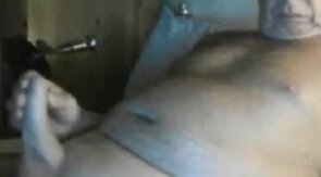 Grandpa Strokes on Webcam