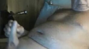 Grandpa Strokes on Webcam