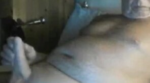 Grandpa Strokes on Webcam