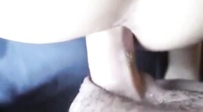 Creaming a Gaping Crossdresser's Hole