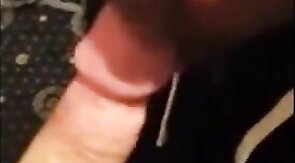 Black Twink Swallows White Cum in Interracial Blowjob