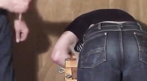 Daddy Spanks His Boy in Tight Jeans