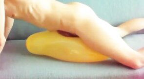 Twink Humps Yellow Balloon to Cum