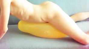 Twink Humps Yellow Balloon to Cum