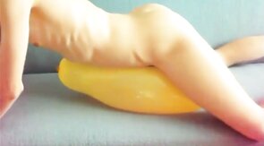 Twink Humps Yellow Balloon to Cum