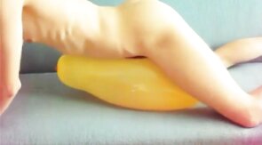 Twink Humps Yellow Balloon to Cum