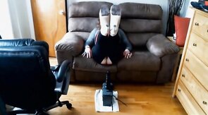 Huge Anal Toy Play for Crossdresser