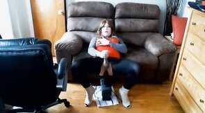 Huge Anal Toy Play for Crossdresser