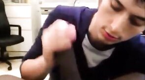 Big Black Cock Sucked by a Horny Amateur Dude