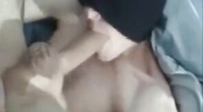 Sucking Big Black Cock at Glory Hole