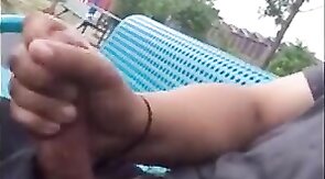 Public Masturbation Caught on Tape