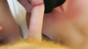 Twink's Threesome Suck Session with Two Thick Cocks