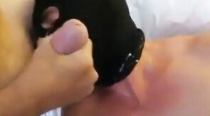 Twink's Threesome Suck Session with Two Thick Cocks