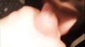 Black Twink Swallows White Cum in Interracial Blowjob