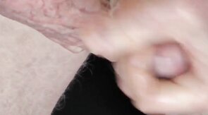 Vieil Homme Se Masturbe