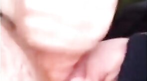 Big-Cock Twink Sucks Outdoors