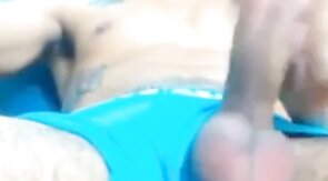 Big-Cock Latin Twink Shows Off on Webcam