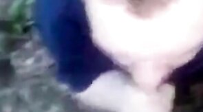 Fat Outdoor Amateur Blowjob