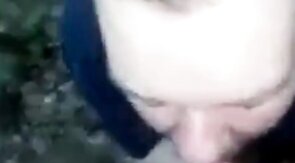 Fat Outdoor Amateur Blowjob