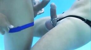 Poolside Handjobs