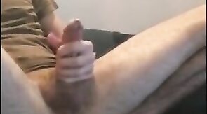 Hunk's Big Cock Slow Motion Orgasm