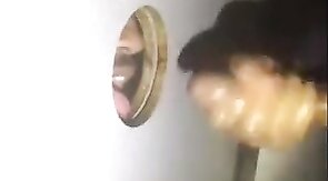 Big Black Cock Gloryhole Blowjob