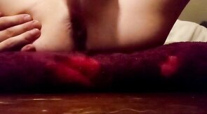 Twink's Gaping Pussy Stretched by Sex Toy