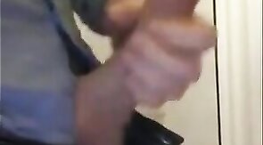 Str8 Amateur Strokes His Huge Dick