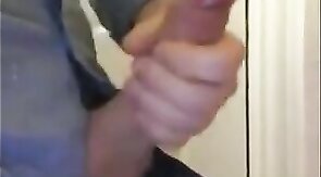 Str8 Amateur Strokes His Huge Dick