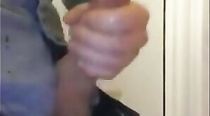 Str8 Amateur Strokes His Huge Dick