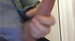 Str8 Amateur Strokes His Huge Dick