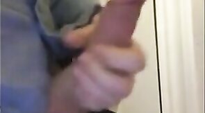 Str8 Amateur Strokes His Huge Dick