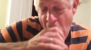 Daddy's Cock Sucking Adventure - Amateur Blowjob