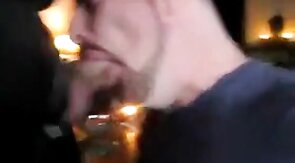 Amateur Daddy Swallows Big Cock in Suit